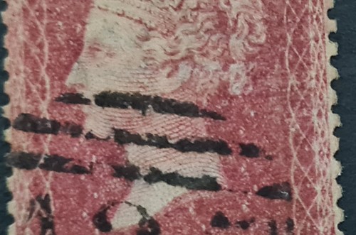 1856-58 GB USED ABROAD MALTA “A25” Cancel QV 1d Rose Red, SG36 Pos. (H-E) - Picture 2 of 4