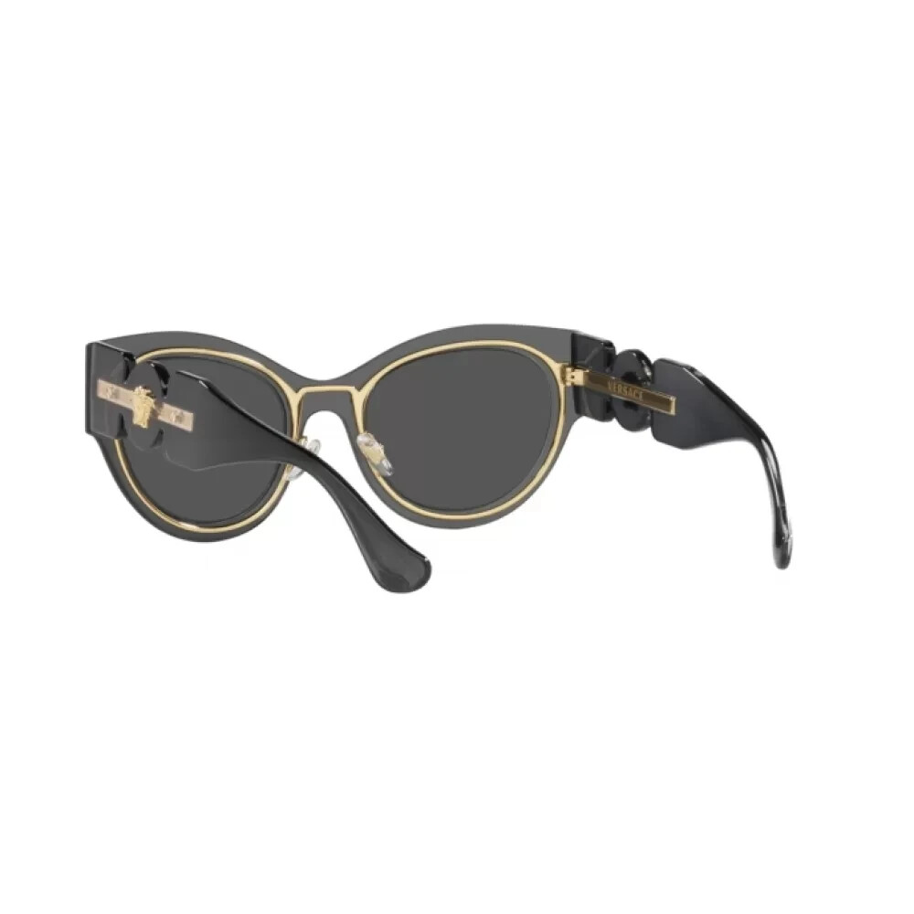 VERSACE VE2234 100287 TRANSPARENT DARK GREY-DARK GREY LENS  display picture 1