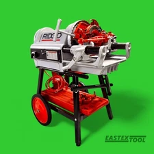 RIDGID 1224 PIPE THREADING MACHINE, 1/8"-4", 120VT REFURBISHED by EASTEX TOOL.