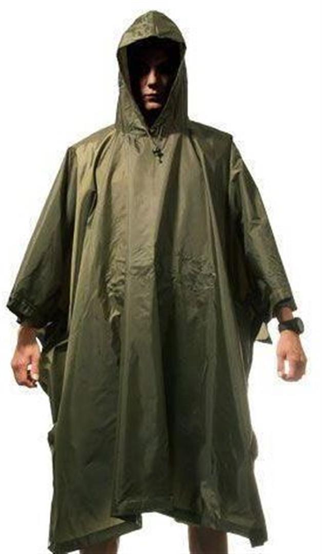 Outback Waterproof Rain Extra Long Heavy Nylon Cover OLIVE Raincoat | eBay