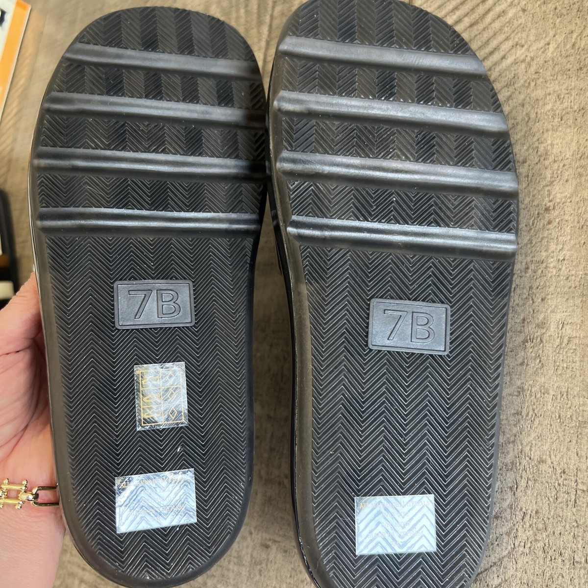 Tory Burch Bubble Jelly Slide Sandal Black Sz 7 B | eBay