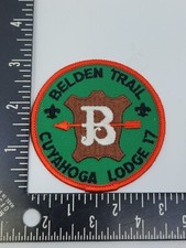 BSA Boy Scouts Belden Trail Cuyahoga Lodge 17 Order of The Arrow Patch