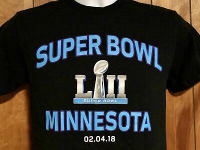 2018 NFL Super Bowl LII Youth XL Men S T-Shirt Patriots vs Eagles Minnesota
