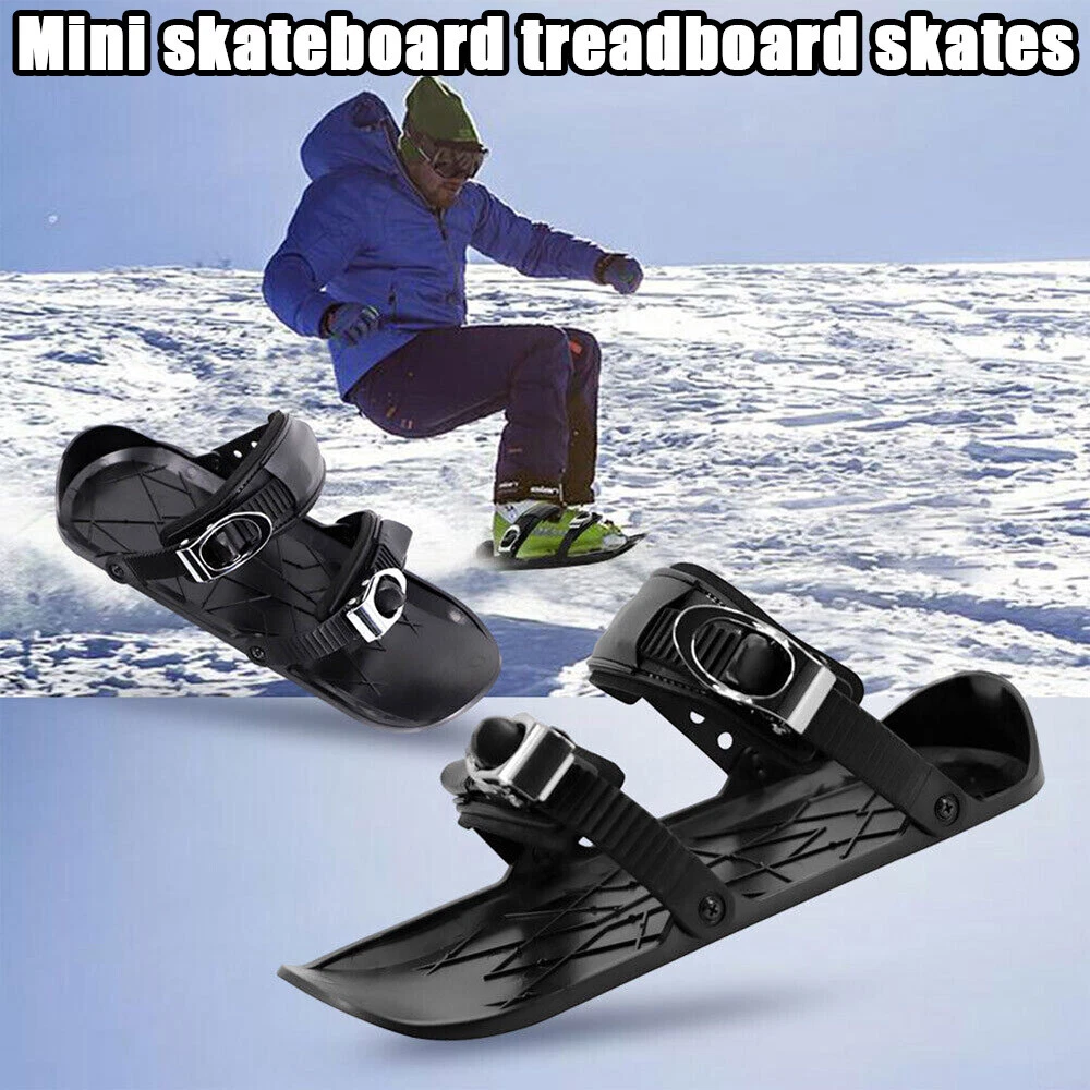 Mini-Skischuhe Zum Anschnallen – Tragbare Ski-Skates, Verstellbar Für Alle Schuhgrößen, Für Wald & Piste