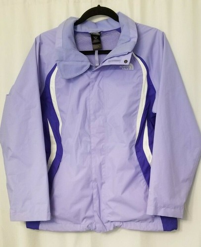 Girl's North Face Jacket Hyvent Classic Outdoor Wear Size XL (18) Two-Tone Blue