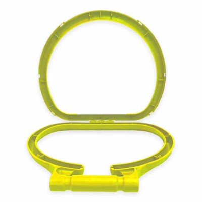 Yellow Handy Hoop Ring Sack Bin Refuse Garbage Bag Holder
