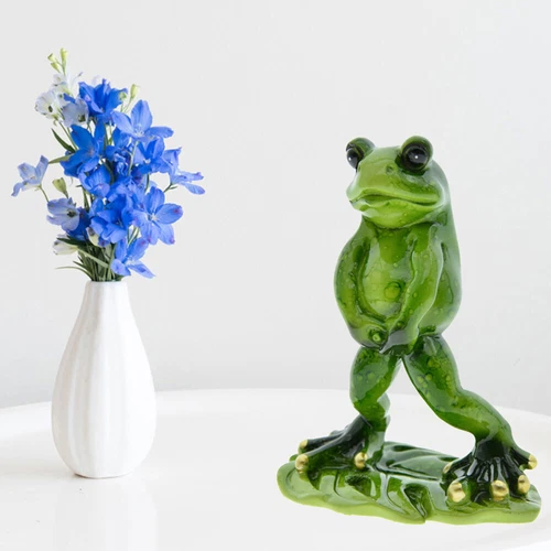Resin Funny Peeing Frog Decorative Ornaments Garden Statue Figure Decoration - Picture 13 of 13