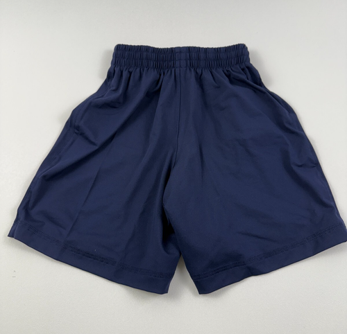Under Armour Youth Boy Loose Heat Gear Drawstring Shorts Navy Blue XS NWT - Picture 2 of 15