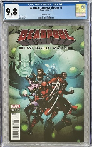 Deadpool Last Days Of Magic #1 Variant Ron Lim Cover Marvel Comics 2016 CGC 9.8