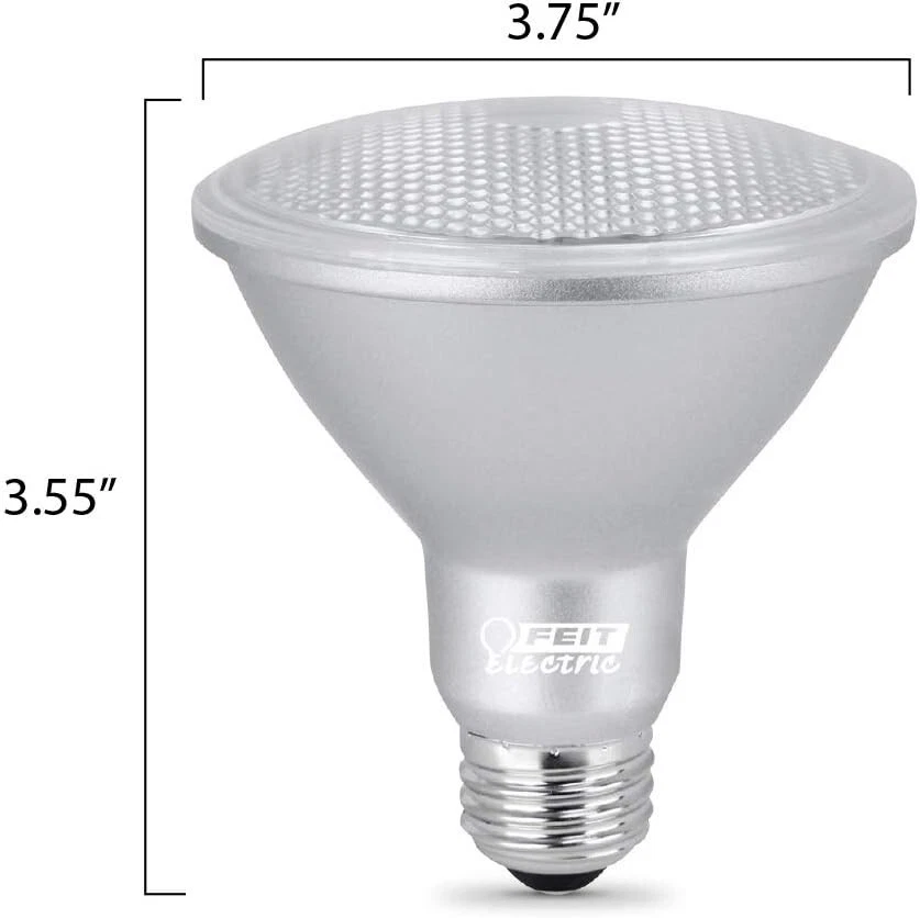 Floodlight Bulb LED PAR30 75W E26 Dimmable, FEIT ELECTRIC PAR30SDM/930CA (2-PK) - Image 2 of 4