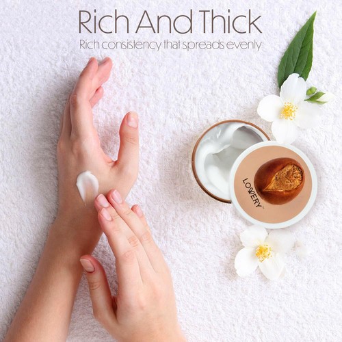Shea Whipped Body Butter - 12oz Ultra-Hydrating Shea Butter Cream - 2 pack - Picture 4 of 7