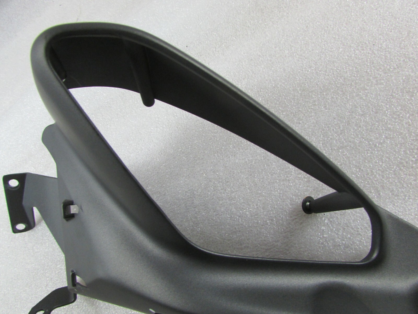 Ferrari 488, LH, Left Center Vent Surround Dash Bezel, Grey, Used, P/N 87843800