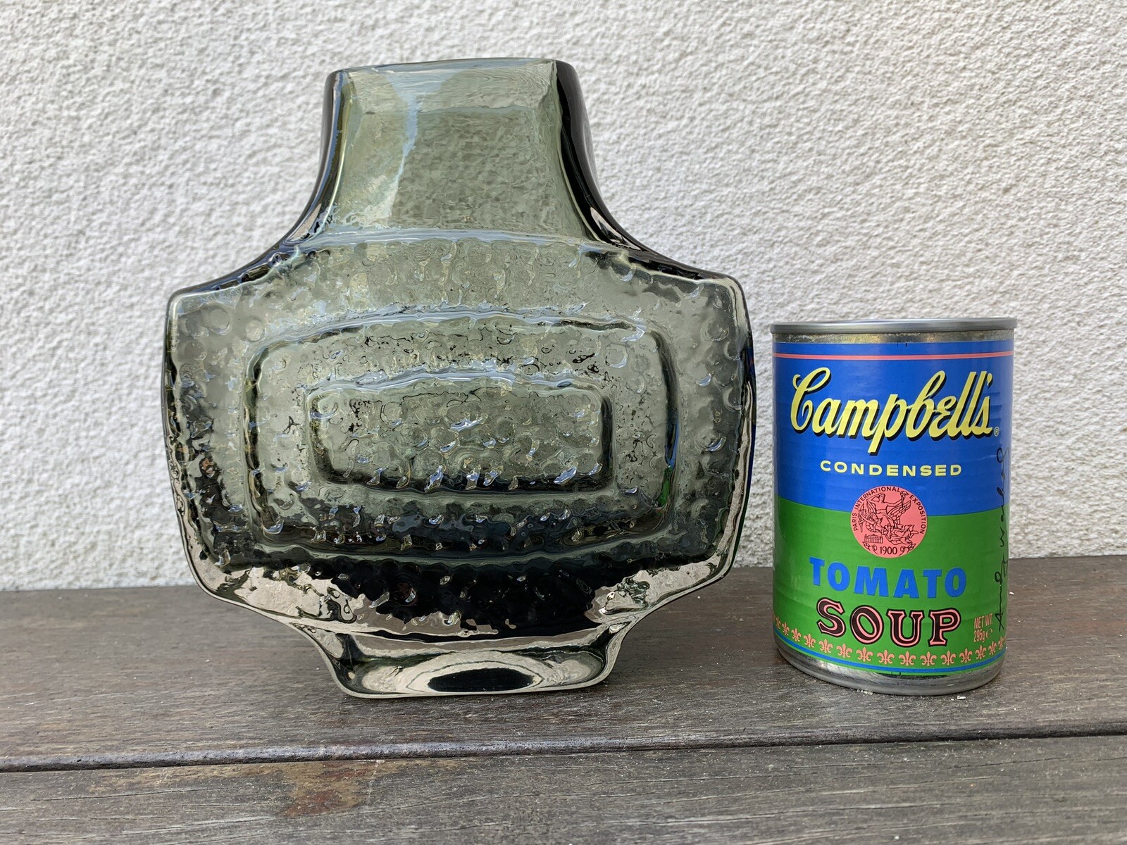 Original 1960s/1970s Whitefriars TV Vase Pewter Geoffrey Baxter