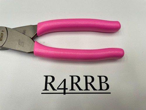 Snap-on Tools USA NEW PINK Soft Grip 7" VECTOR EDGE Diagonal Cutter 87ACFP - Picture 3 of 7