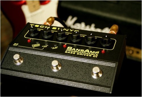 ベース SansAmp Programmable Bass Driver DI Tech 21 NYC Sansamp Programmable Bass Driver DI Pedal