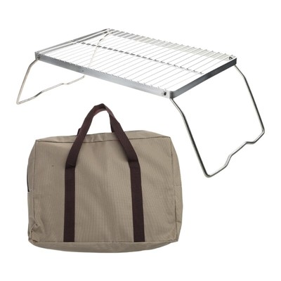 Grilling Table Camp Tables with Legs Foldable Camping Equipment Stove Rack