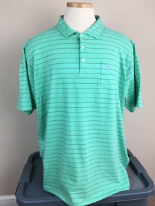 B Draddy Golf Polo Shirt Charlotte Golf Club 1929 Green Striped Menâs Sz XXL | eBay