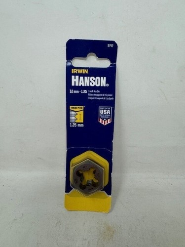Irwin Hanson 9742 Hex Die - 12mm - 1.25mm - Picture 3 of 3