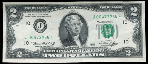 1976 $2 TWO DOLLARS *STAR* FRN FEDERAL RESERVE NOTE KANSAS CITY, MO  UNCIRCULATED | eBay