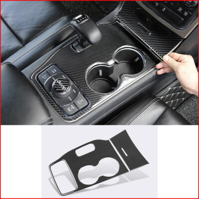 Soft Carbon fiber For Jeep Grand Cherokee 14-15 Interior Gear Shift Frame Trim