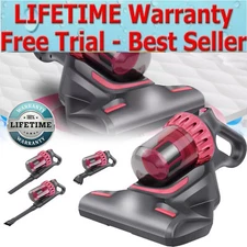 Cordless Dust Mite Remover Vacuum UV Cleaner 3 IN 1 Home Bed Sofa Mattress Kit