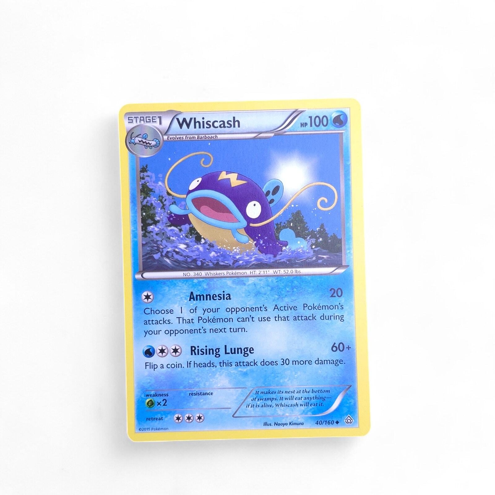 Whiscash 40/160 Pokemon XY - Primal Clash NM
