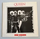 QUEEN One Vision 12" 45rpm UK Picture Sleeve And Red Inner Sleeve 1985 NM/NM