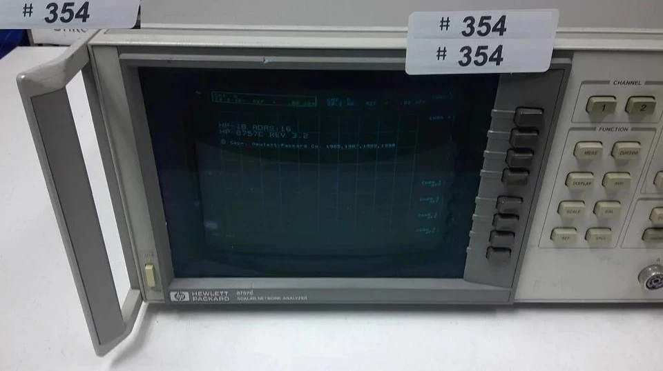 HP Agilent Keysight 8757C Scalar Network Analyzer Color Display 100% working - Image 4 of 4