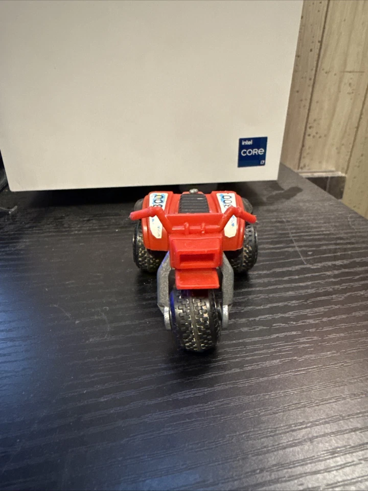 De colección Años 80 Honda 300 ATV 3 Ruedas Diecast Rojo Máquina de la Muerte Juguete Foto 2 de 4