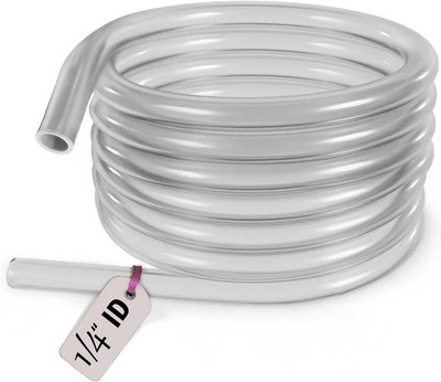 Clear Fuel Line Pipe Tube Hose Petrol Inner 1/4'' Outer Diameter 3/8''