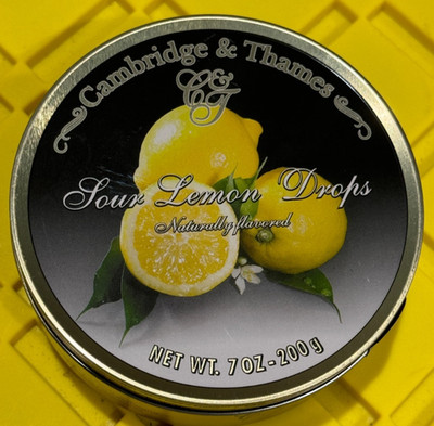 BNIP Cavendish and Harvey Sour Lemon Candy Drops Imported Germany 7oz Exp 2029