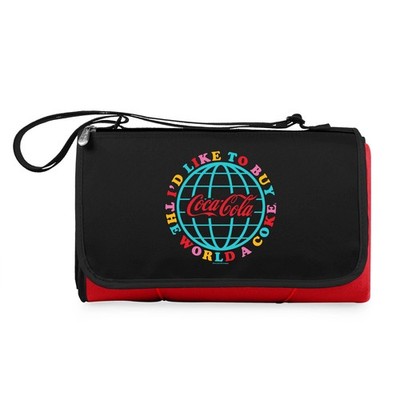 PICNIC TIME Coca-Cola Unity Buy World a Coke Blanket Tote 59x51, Red