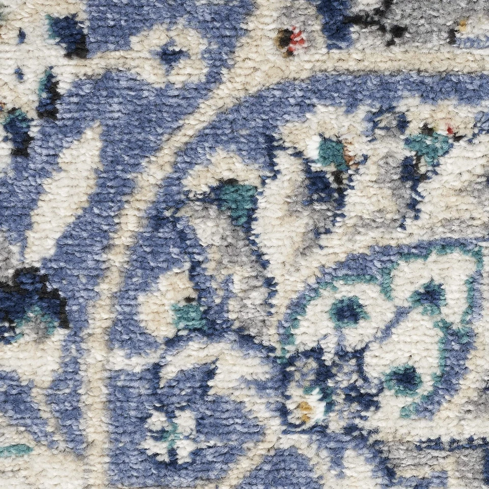 Home Passion Grey/Beige 1'10" x 2'10" Area -Rug, Farmhouse, Transitional, Bed... - Image 4 of 4