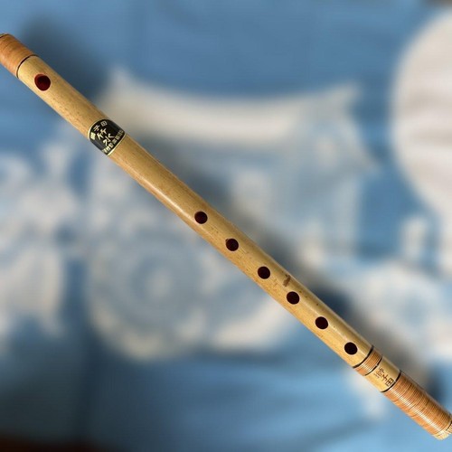 Shishida-ryu Shinofue Takesui 6-Hole Bamboo Shino Instrument Vintage Japan