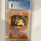 Wizards of the Coast Charizard 4/102 Base Set Unlimited Holo Rare CGC 8 Eng 1999