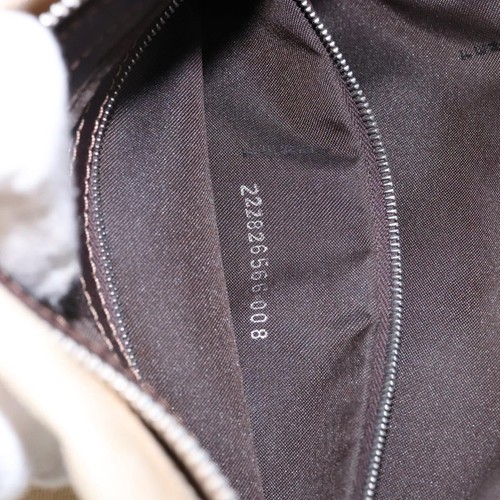 FENDI Zucca Canvas Mamma Baguette Schultertasche Beige Silber Auth ep10694 - Bild 12 von 24