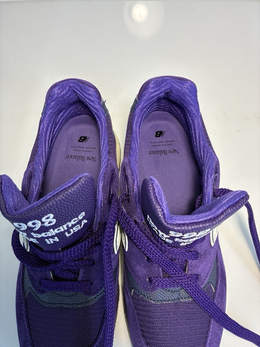 New Balance Teddy Santis X 998 Made In Usa Plum Purple U998TE Mens