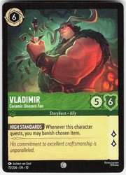 Vladimir - Ceramic Unicorn Fan - Whispers in the Well #75/204 Common