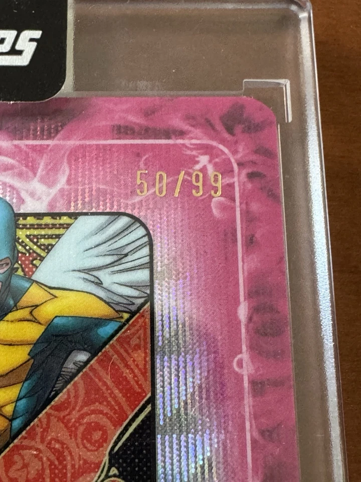 2025 Topps Marvel Mint H-5 ANGEL Gambit's Deck Playing Card /99 Encased - Image 2 of 4