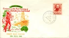 1962 Centenary of Stuart's Overland Crossing - ACCA FDC Red/Green