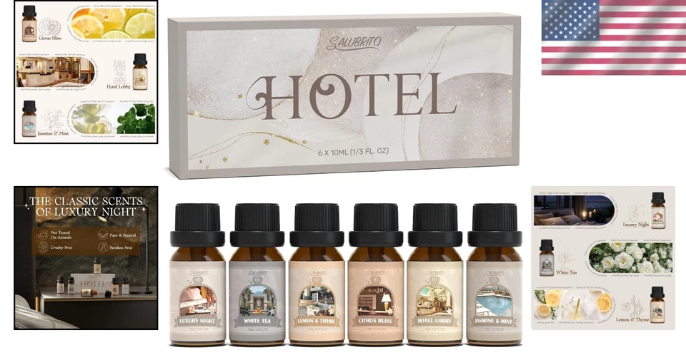 Luxury Essential Oil Set for Diffuser & Candle Making - Aromatherapy Bliss - Image 2 of 4