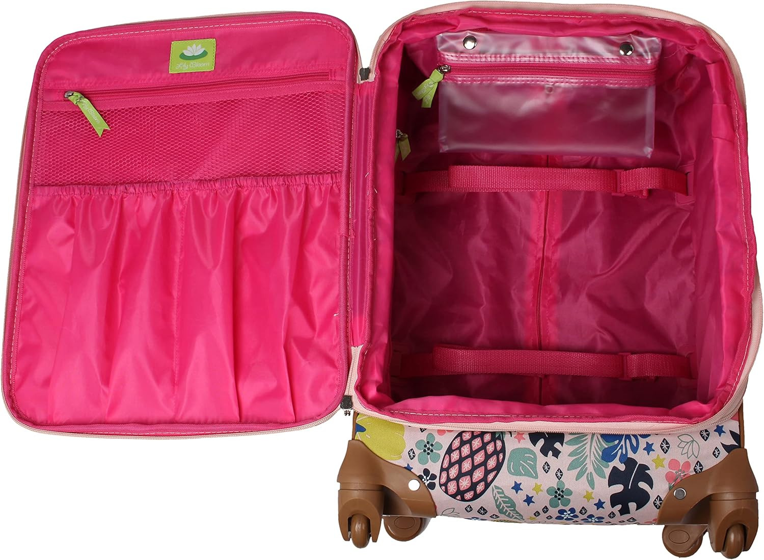 Stylish 3-Piece Expandable Luggage Set with Spinner Wheels for Women