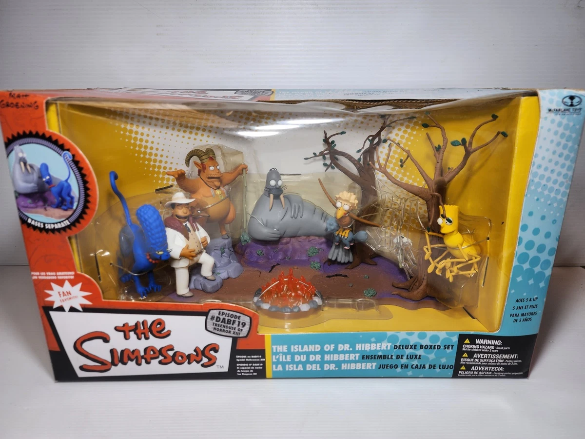 The Simpsons The Island of Dr. Hibbert SET - Unopened - RARE!! READ DESCRIPTION 