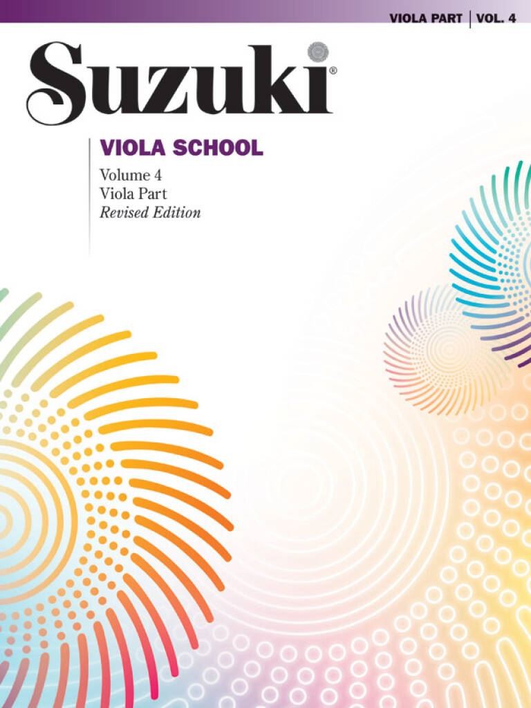 Suzuki Viola School 4 Book [Softcover] Viola Alfred Music Publications
