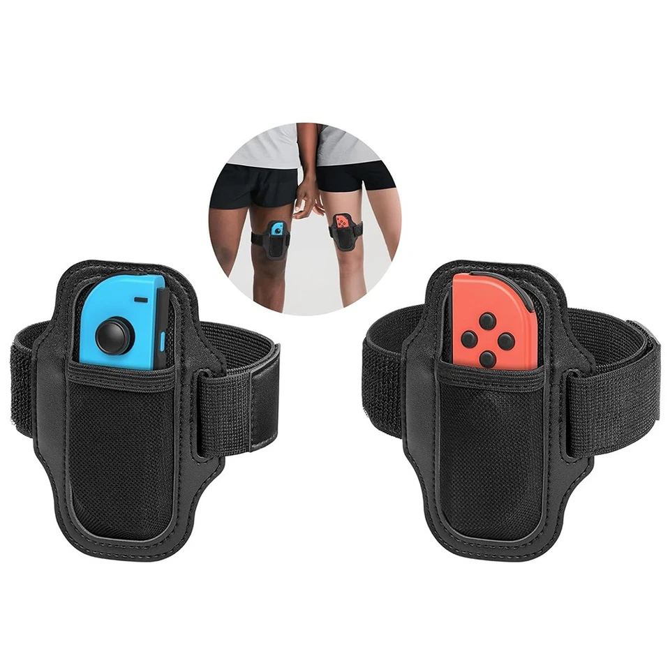 For Nintendo Switch/OLED Joy-Con Leg Straps Controller Ring Fit Adventure - Image 2 of 4