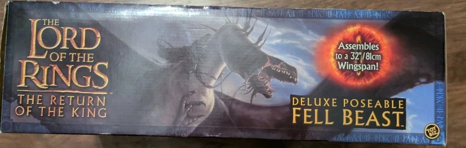 De lujo Fell Beast Ringwraith Rider Morgul Señor de los Anillos Toy Biz LOTR Nuevo Foto 3 de 4
