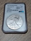 AMERICAN SILVER EAGLE 1-OZ SILVER | NGC MS70ER | INVENTION SERIES *SATELLITE*