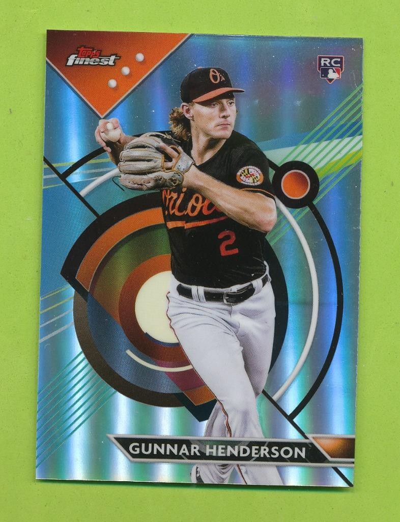 2023 Finest Silver Rookie Refractor - Gunnar Henderson (#100)  Baltimore Orioles