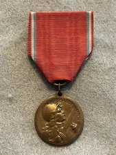 WW1 French Verdun Campaign Medal, Vernier Type - Pin Badge Award