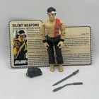 GI Joe 1985 Quick Kick v1 100% Complete Vintage ARAH Action Figure w/ File Card